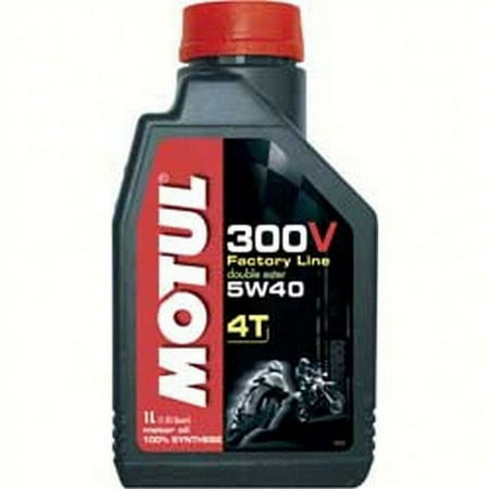 Motul 300V 4T Factory Line Road Racing Synthetic Motor Oil 5W-40 1L (104112)
