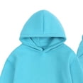 thumbnail image 3 of Gytharion Kids 2PC Fleece Lined Sweatsuits Warm Thickened Solid Color Hoodies Suits Kangaroo Pocket Pullover Sweatshirts and Elastic Wasit Jogger Pants Outfits for Fall and Winter,1Y-13Y, 3 of 4