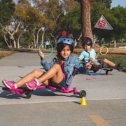 EzyRoller: Classic - Red - Ride-On Scooter, Cambering Motion, Pedal Free Cart, Hand Brakes, Extendable Frame, 154lb Capacity, Kids Ages 4+