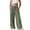 Army Green -CR18, variant on Nestiefly Linen Pants for Women Flowy Palazzo Pants Loose Boho High Waist Casual Wide Leg Trousers Summer Beach Vacation Outfits White 2XL