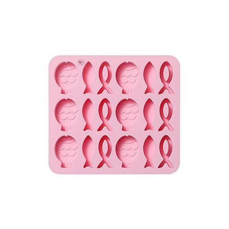 

WAJCSHFS Fish Shaped Silica Gel Mould Chocolate Ice Cake Mould Dripping Mould Baking Tool Simplicity Cake Mould Cake Molds