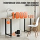 thumbnail image 3 of Juego de 2 patas ajustables para muebles VEVOR, 71 cm, cuadradas, de acero, 3 of 9