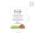 thumbnail image 5 of Koyal Wholesale Barn Farm Wedding Thank You Place Setting Cards for Table Reception, Dinner Plates, 56-Pack, 5 of 5