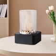 thumbnail image 6 of yotijay Table Portable Fire Table for Garden Holiday, Bedroom, Living Room, Home Decor Black, 6 of 8