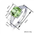 thumbnail image 5 of PERITANG Modern Promise Ring Proposal For Women Gift for Wife Comfortable Fit Lightweight AAA Zircon CZ Ring Ideal Jewelry Gift Comes in Elegant Box, 5 of 7