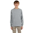 thumbnail image 2 of Jerzees Dri-Power Youth Long Sleeve Tee 29Bl, 2 of 2