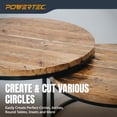 thumbnail image 6 of POWERTEC Circle Cutter Router Jig Cuts Perfect Circles from 10” to 53”. Circle Guide Kit Includes Pivot Pins Fits Porter Cable, Bosch, Milwaukee, Ryobi, Makita, Dewalt, Craftsman, Hitachi (71637), 6 of 7