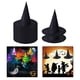 thumbnail image 1 of 14x Top puntiagudo Sombreros de de Halloween Accesorio de disfraz de cosplay Sombrero de para accesorios de fotos Adultos 37cmx35cm Hugo Sombrero negro, 1 of 9