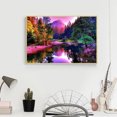 thumbnail image 3 of 5D bricolaje completo taladro diamante pintura río paisaje punto de cruz bordado Tmvgtek decoración de arte en el hogar, 3 of 8