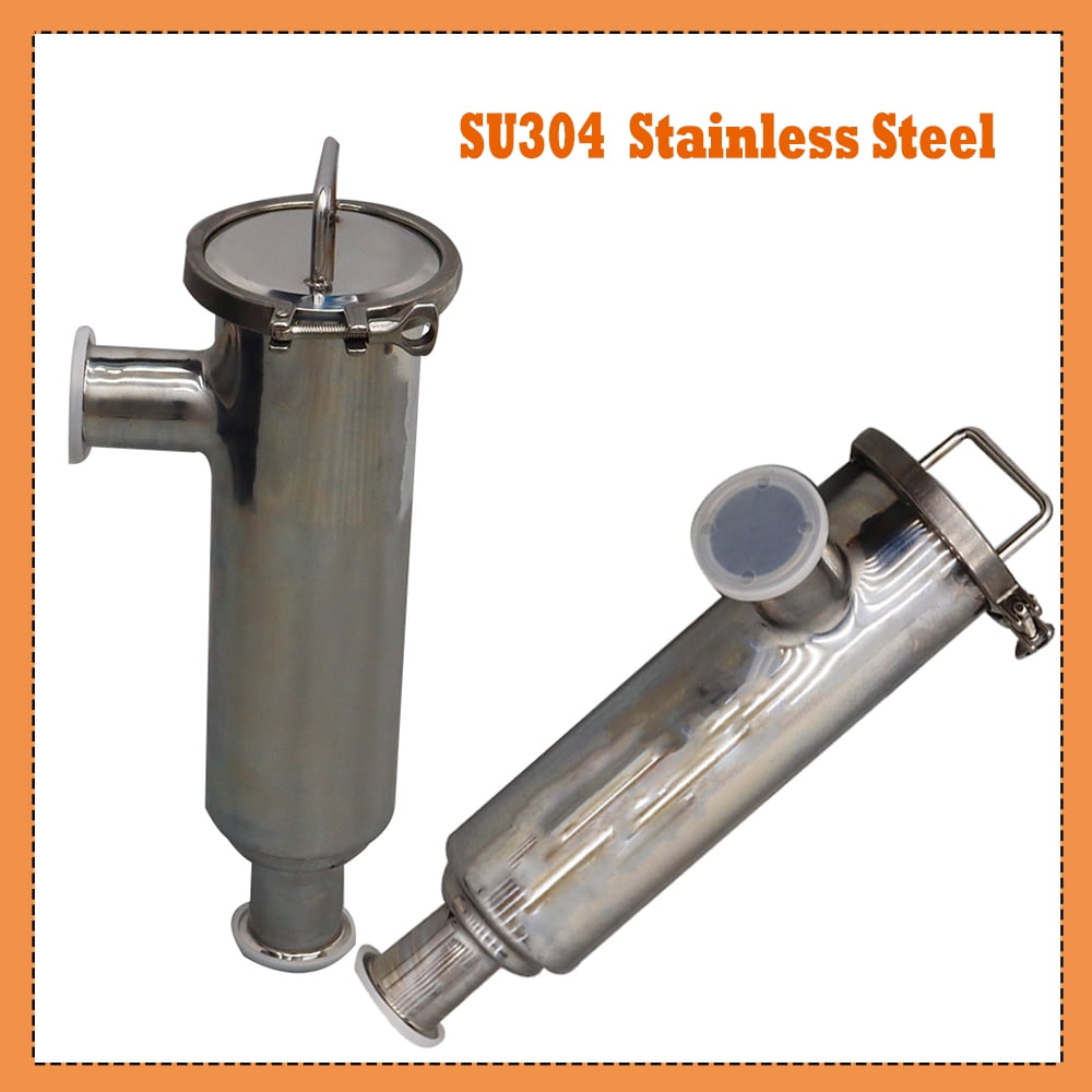 SS304 1-1/2' Filtros Duplex de Tri-Clamp Sanitarios con Acero Inoxidable 20 Malla - China Filtros dobl higiénicos Tri-Clamp, tamiz de acero inoxidable