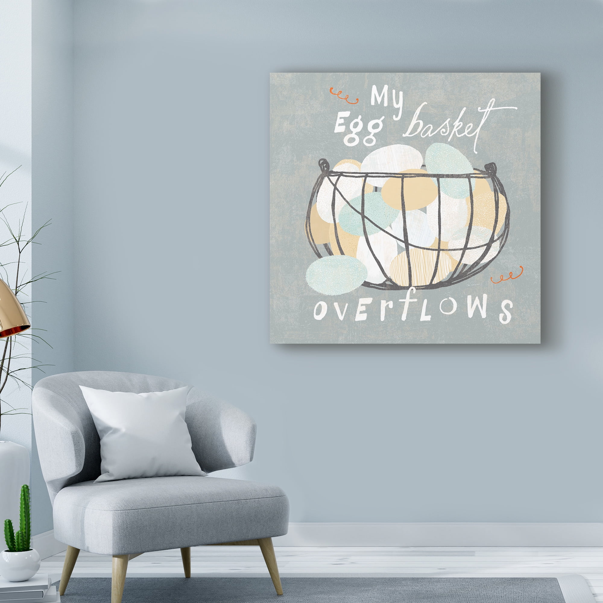 Trademark Fine Art 'Fresh Eggs III' Canvas Art by Sue Schlabach