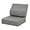 Grey (Seat Cushion + Lumbar Support), variant on Dual-Layer Memory Recliner Cushions for , 20x20x5 Inch Thick Non-Slip Recliner Seat Cushion Suitable for Couch for Easy to Stand Up & Reduce & , Black