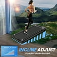 2 in 1 Under Desk Treadmill with InclineMax Treadmill 300 lb Capacity