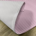 thumbnail image 5 of Ambesonne Geometric Place Mats Set of 4, Pink Tones Stripes, Standard Size, Pink Grey White, 5 of 6
