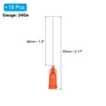 thumbnail image 2 of 24Ga Dispensing Needles, 18PCS 1.5 Inch Industrial Blunt Tip Dispensing Needle Syringes with Luer Lock Needle 2inch Long for Refilling Liquid Inks Adhesive Glue Oil, Rose Red, 2 of 7