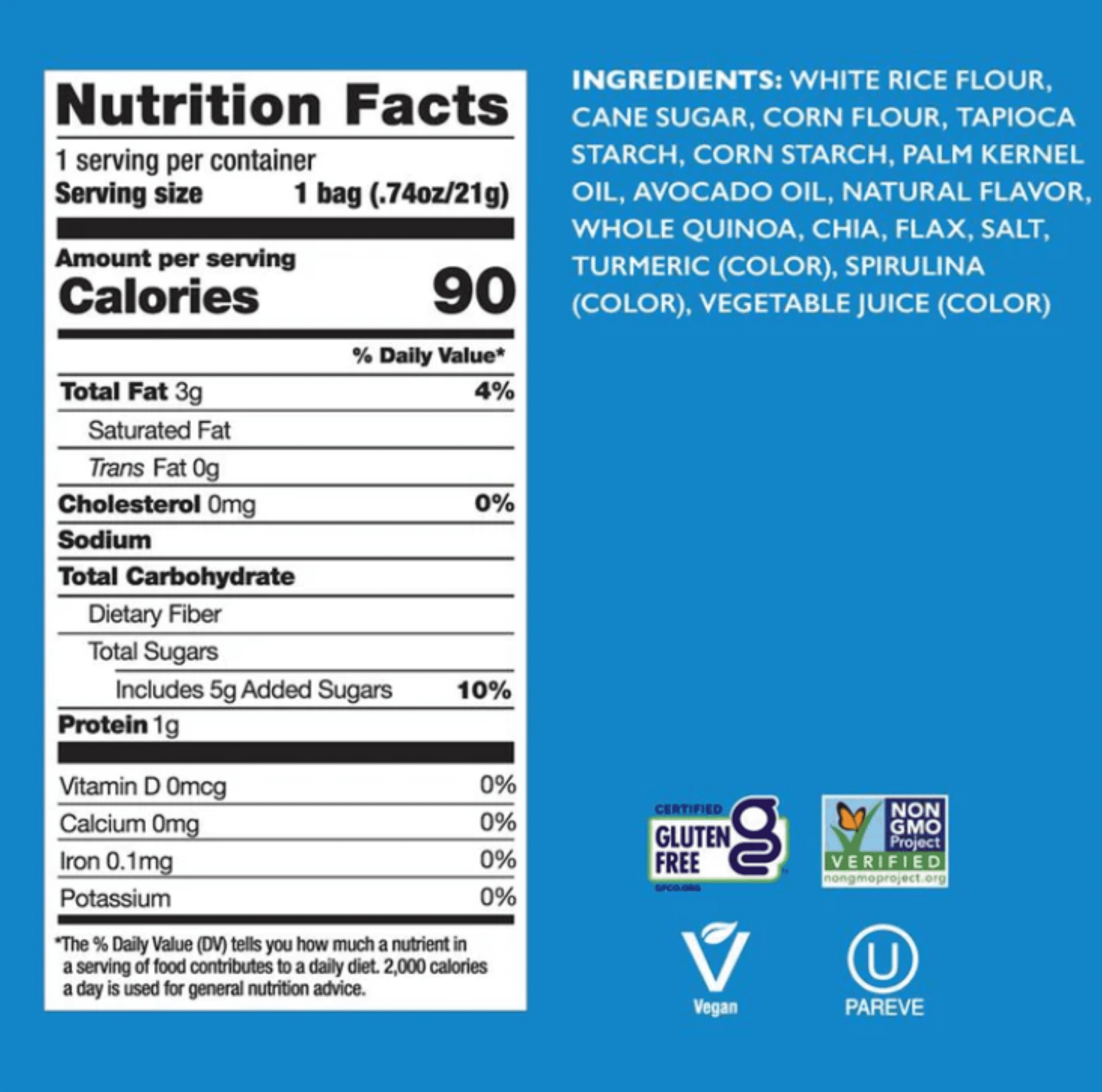 Drizzilicious Birthday Cake Mini Rice Cake Gluten Free Bites, 0.74 oz