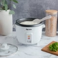 Aroma® 6 Cup NonStick Rice & Grain Cooker, White