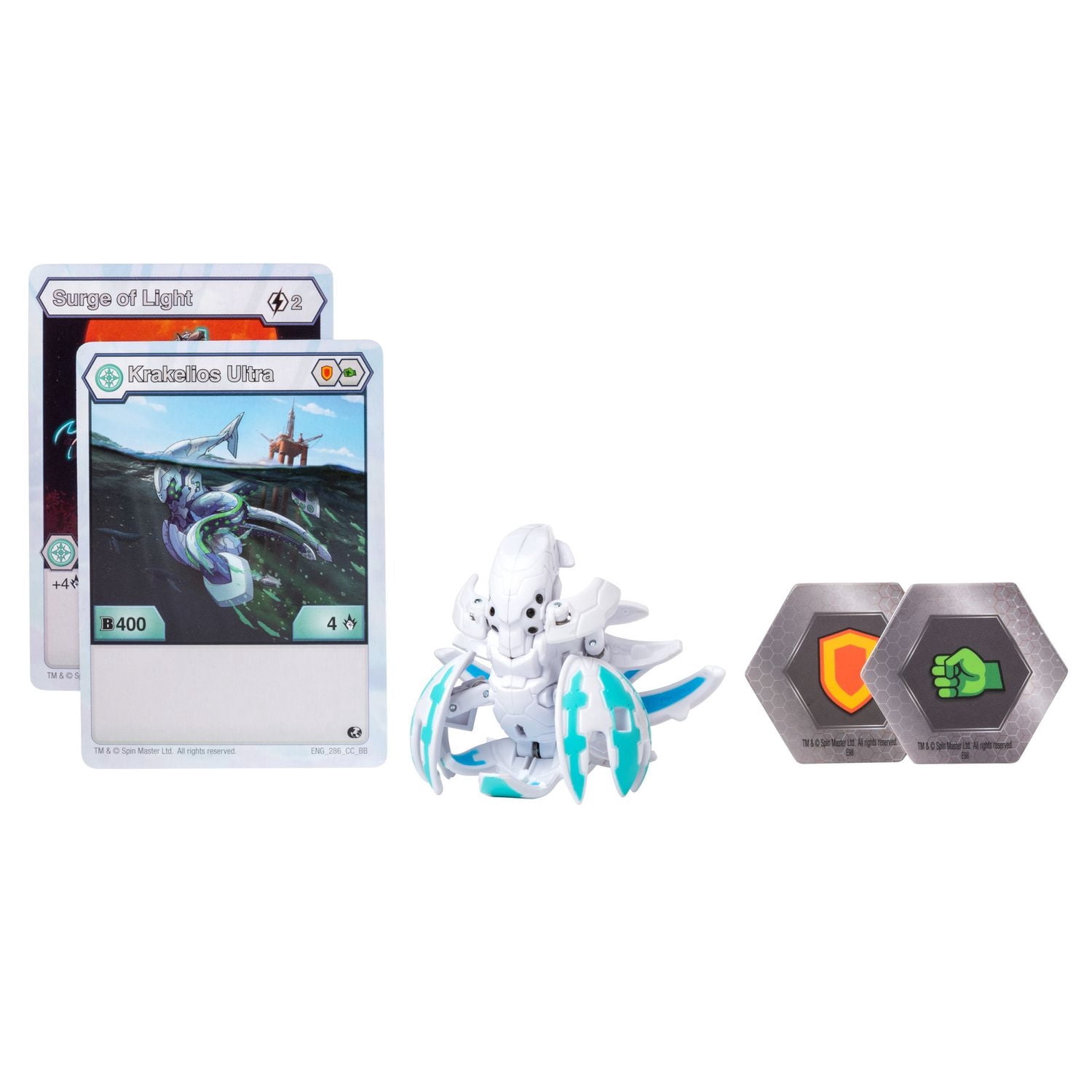 Bakugan Ultra, Haos Krakelios, 3-inch Tall Collectible Transforming Creature, for Ages 6 and Up