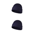 thumbnail image 3 of Qarigey Gorro para adultos, gorro para mantener el calor, gorros tejidos, gorros para el invierno, azul Type2 NO2 Qarigey CBP304267, 3 of 6