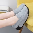 thumbnail image 6 of Women's Fashion Thick Sole Suede Orthopedic Loafers Non-Slip Platform Arch Support Lightweight Walking Shoes, 6 of 7