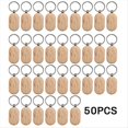 thumbnail image 2 of 50 Piezas de Etiquetas para Llaves de Madera en , Espacios en para Grabado de Llaves, Madera Sin Terminar,Etiquetas para Llaves para Manualidades DIY, Estilo 16, 2 of 5