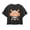 BLACK, variant on Instant Message - Baseball Detroit - Youth Girls Boxy T-Shirt