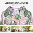 thumbnail image 4 of Xecao Lilies Flowers Pattern Hoodies for Women Sweatshirts Long Sleeve Sweatshirts Pullover Outfits with Pocket-Large, 4 of 7