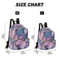 thumbnail image 2 of FORMRS Mini Backpack Purse for Women Travel Daypack Casual Shoulder Bag, Watercolor Pink Marble Pattern, 2 of 7