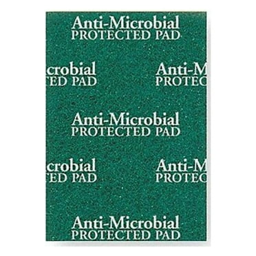 Tough Guy Scouring Pad,8 7/8 in L,Green,PK20 2NTJ3