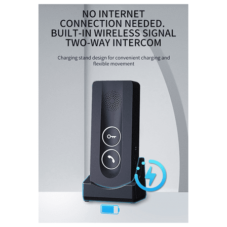 New 800M Long Distance Outdoor Doorbell Wireless Intercom Door Phone Unlocking Two-Way Intercom 433MHz B