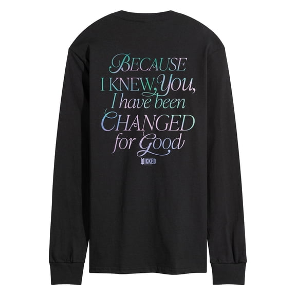 Wicked: Part 2 -  Changed For Good - Men's Long Sleeve Graphic T-Shirt