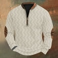 thumbnail image 1 of Blusas y camisas de manga larga con cuello redondo Sudadera con capucha de cuello redondo para hombre Jersey estampado Blusa de poliéster de manga larga para hombre, 1 of 4