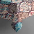thumbnail image 5 of Multicolor Ethnic Geometric Pattern Square Tablecloth,Waterproof Square Table Cover,Wipeable Spillproof Washable Table Cover for Home Kitchen Party Decor 52"x52"(132x132cm), 5 of 6