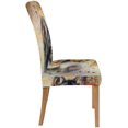 thumbnail image 3 of FMSHPON Abstract Wolf Painting Stretch Chair Cover Protector Seat Slipcover for Dining Room Hotel Wedding Party Set of 1, 3 of 5