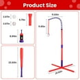 thumbnail image 5 of Imountek 3 in 1 Baseball Toy Set for Toddlers & Kids Ages 3-5, Tee Ball Stand Hanging Tee Automatic Ball Launcher with Adjustable Height for Indoor Outdoor Sports, 5 of 12