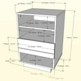 thumbnail image 5 of Nexera Radar 60 in. TV Stand with Optional Audio Cabinet, 5 of 10