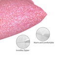 thumbnail image 3 of Rateoe Sparkly Pink Glitter Pattern Decorative Pillow Case,Throw Pillow Covers,Plush Pillow Cover,Soft Pillow Case,Velvet Pillow Case-14"x20", 3 of 6