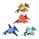 thumbnail image 2 of Juego de 4 modelos de aviones de aleación de metal Hugo regalo de cumpleaños, 2 of 10