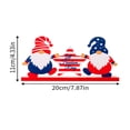thumbnail image 3 of Nkmbld 4th of July Wooden Table Decor Patriotic Wood Sign Tabletop Centerpiece for Independence Day Office Desk Home Kitchen Tiered Tray Decor Shelves, 3 of 8