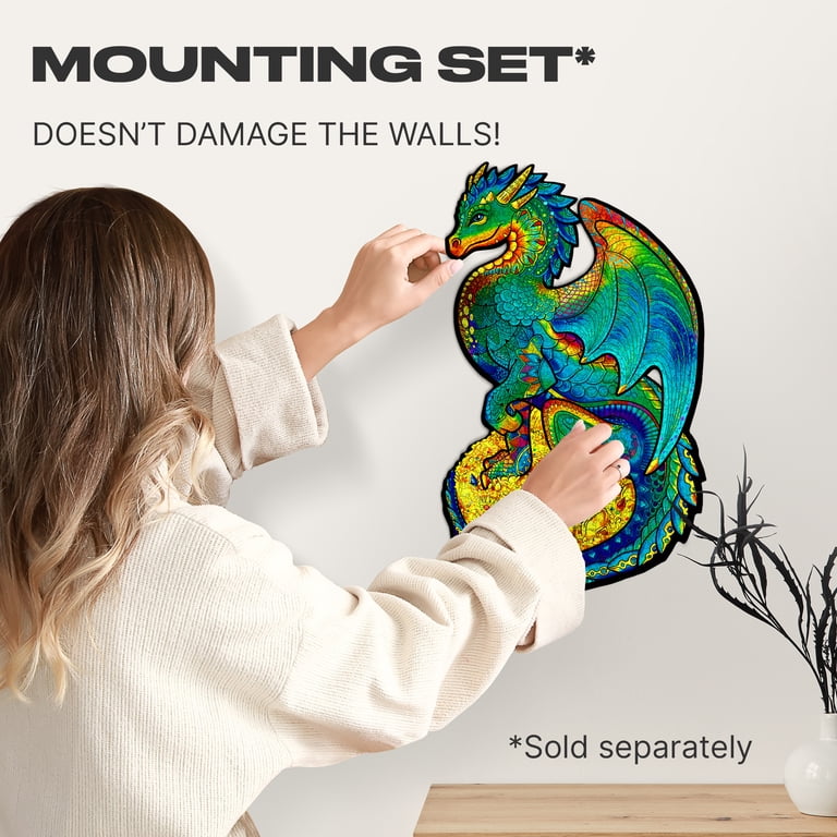 UNIDRAGON Guarding Dragon Wooden Jigsaw Puzzle RS 700 Pieces