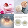 thumbnail image 4 of 2 Piece Rose Shape Silicone Mold, Chocolate Cake Soap Candy Pastry Candle Dessert Mousse Flower Rose Shape Silicone Mold, 3D Design Big Rose Silicone, 4 of 5