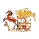 thumbnail image 2 of Figura de caballo Figura de escritorio Novedad Colección Decoración Escultura de animal para Color caramelo, 2 of 9