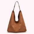 thumbnail image 2 of Auxiliar Slouchy Hobo Bag Women Suled Color Sólido, 2 of 9