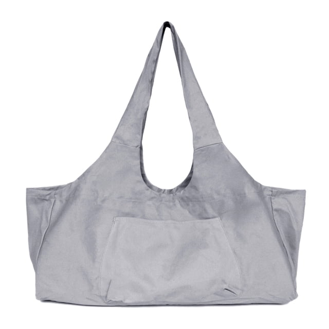 Advancent Bolsa de lona para esterilla de yoga, bolsa organizadora para deportes al aire libre y interiores Uniforme atlético Gris