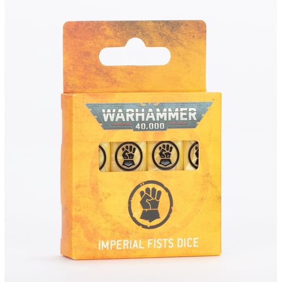 Games Workshop - Warhammer 40K - Imperial Fists - Dice 2025