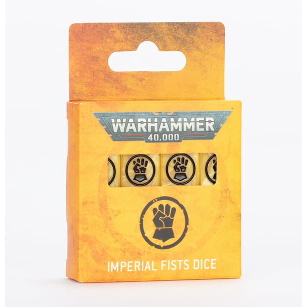 Games Workshop - Warhammer 40K - Imperial Fists - Dice 2025