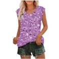 thumbnail image 1 of Birdeem Débardeur pour Femmes, Manches Courtes, Été, Décontracté, Basique, Blouses Amples, 1 of 12
