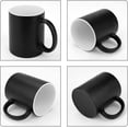 thumbnail image 4 of Heart Shape Color Changing Mug, Heat Sensitive Ceramic Coffee Cup Temperature Activated Cup for Coffee Tea Hot Cocoa Drinks for Home Office and Gift Giving, Fun Surprise Effect, 4 of 7