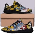 thumbnail image 3 of Maryland Blue Crab with Black Eyed Susan Flowers Shoes Sneakers Black Size 8.5, 3 of 7