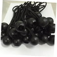 thumbnail image 3 of 20 Pcs Camping Tarp Black Tarp Tent for Camping Bungee Cord with Balls Tarp Elastic String Tie Down Bungee Camping Accessories Bungee Ball Cord Set Tie Down Ball Bungee, 3 of 5